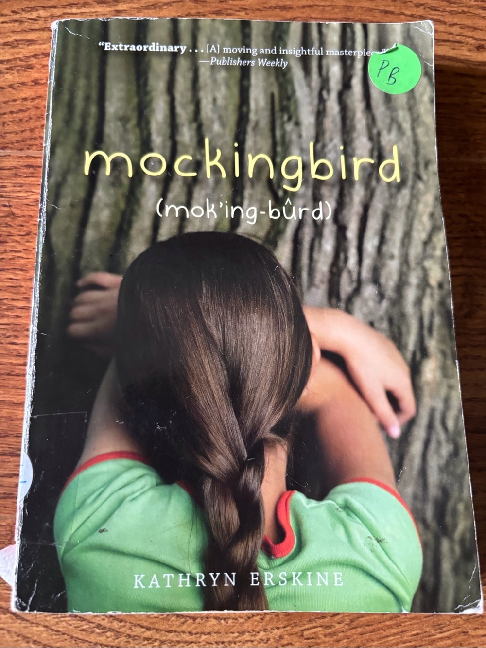 Mockingbird by: Kathryn Erskine paperback book